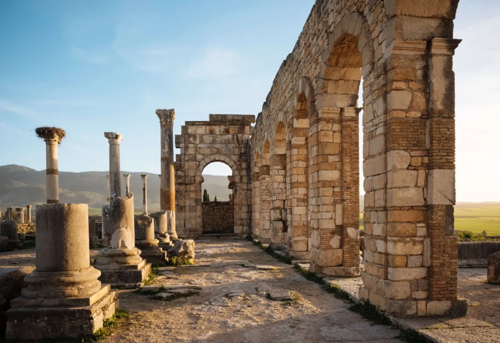 roman ruins of volubilis